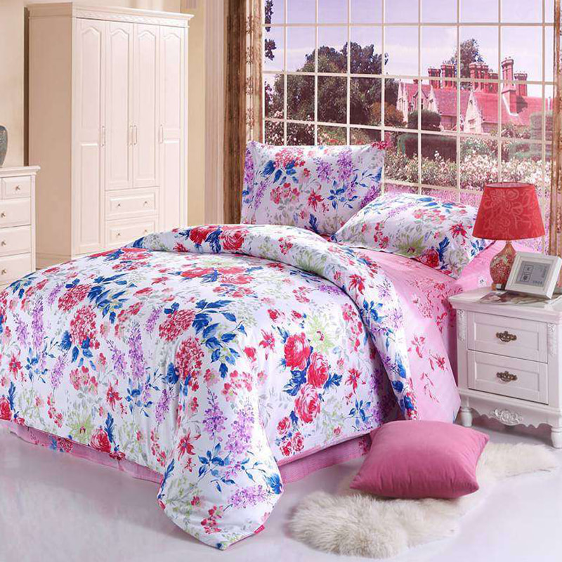 TIME-10-3 120 GSM Trọng lượng phân tán Thiết kế in ấn Polyester Twill Dệt tấm trải giường Vải sợi nhỏ
