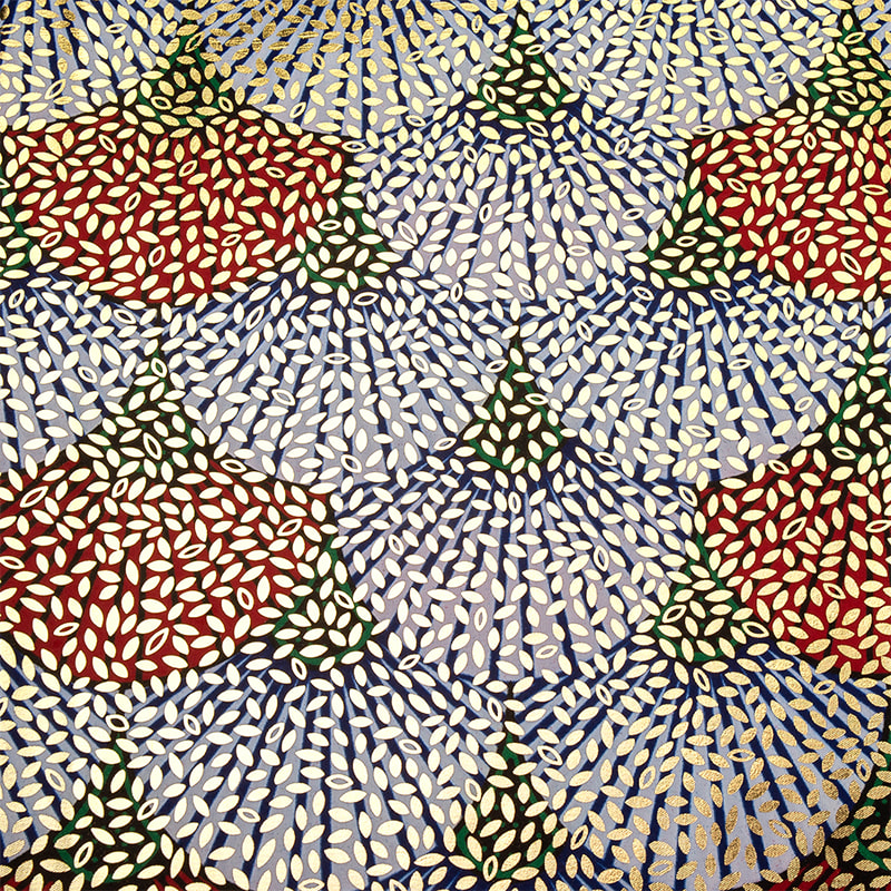 TMIE-06-6 In vải Bazin vàng