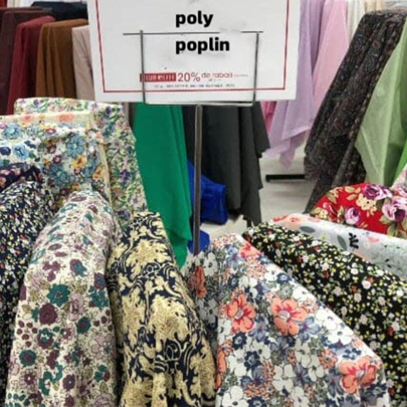 TMIE-08-3-1 Chiều rộng 115CM Trọng lượng nhẹ 110GSM In tùy chỉnh Vải Poplin Polyester Pattarn