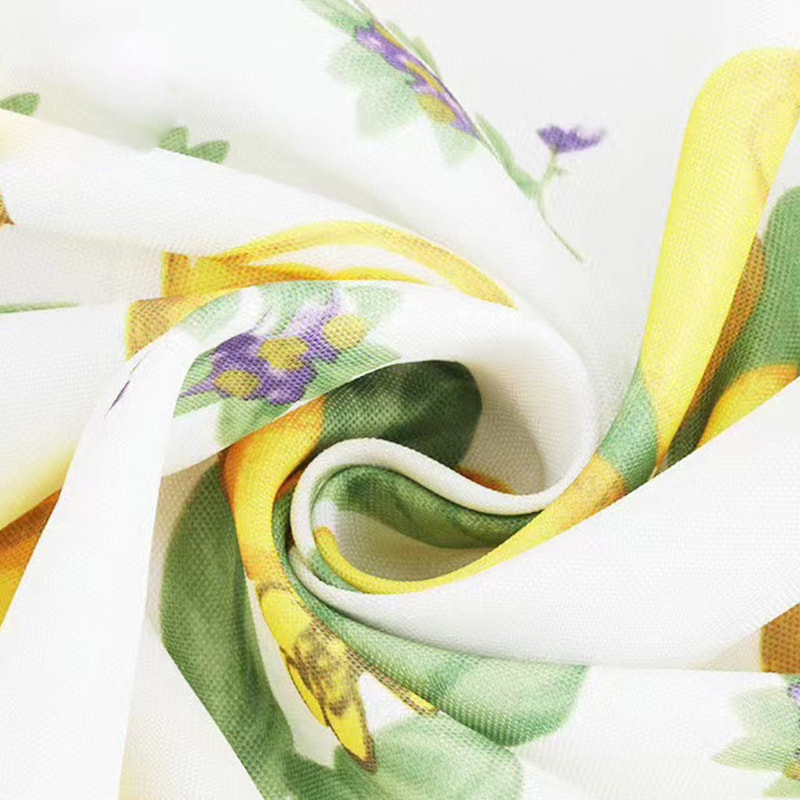 Vải dệt trơn in polyester
